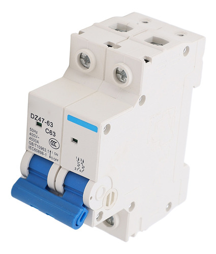 Disyuntor En Miniatura Pa66 Shell 2p Din Rail Breaking