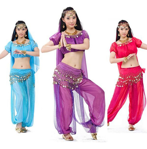 Disfraz De Baile Del Vientre Indio De Bollywood, Disfraz De