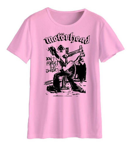 Remera Rosa Motorhead Dont Forget The Joker