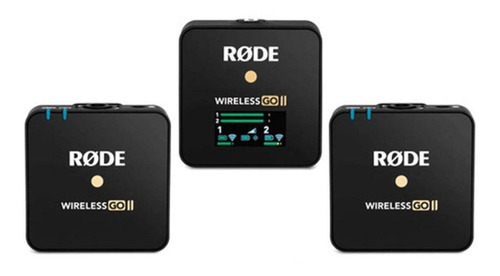 Sistema compacto de micrófono inalámbrico dual Rode Wireless Go (2)