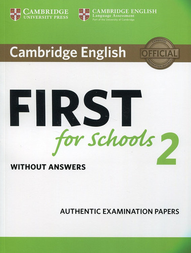 Cambridge English First For Schools 2 Student's Book