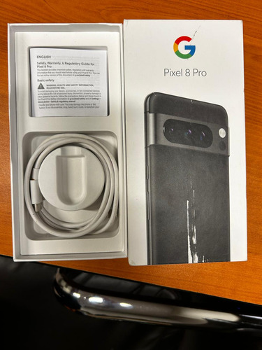 Google Pixel 8 Pro Dual Sim 128 Gb Obsidian 12 Gb Ram Open Box Nuevo Negro (Usado)