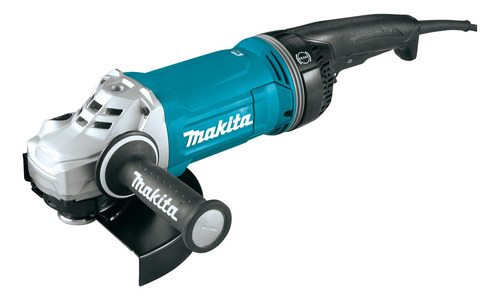 Esmeril Angular De 9 Makita 2.800w Aft Con Freno Ga9070x1 Color Turquesa Frecuencia 50 Hz / 60 Hz