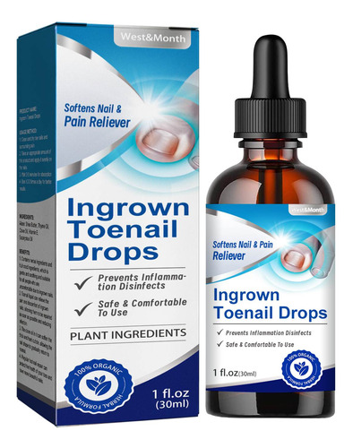 T Engrown Toenail Drops Para Cuidado Y Tratamiento De Uñas,