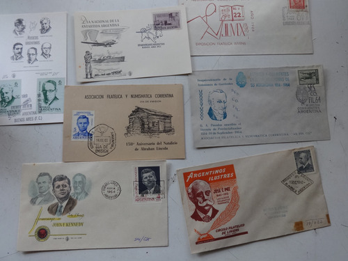Lote Estampilla Sello Sobre 1er Dia Emision Circulo Liniers (Usado)