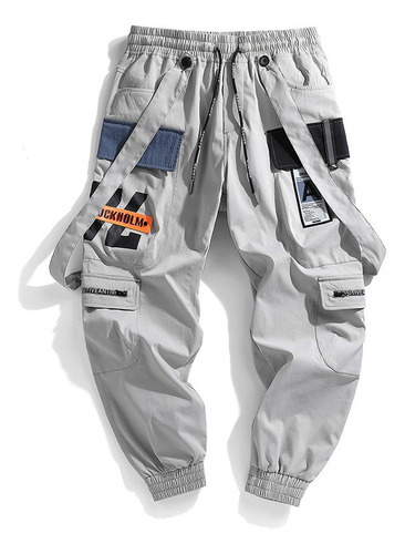 Pantalones Cargo Con Estampado Hip Hop Street