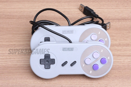 Imagem 9 de 10 de Mini Retro 2 Controles Super Nintendo 8 Mil Jogos Ps1 N64