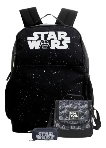 Kit Escolar Star Wars Mochila De Costas + Lancheira + Estojo ...