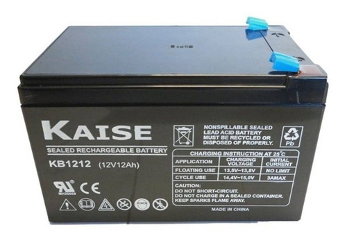Imagen 1 de 3 de Bateria De Gel Recargable 12 Volt 12 Amp Estacionarias, Etc