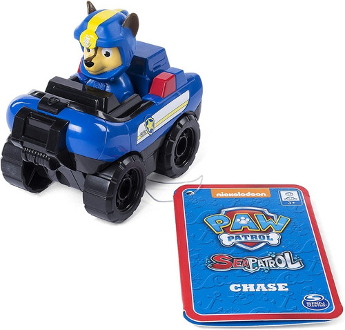 Carrito Paw Patrol Patrulla Canina Cachorro Juguete Chico Color ChaseBote