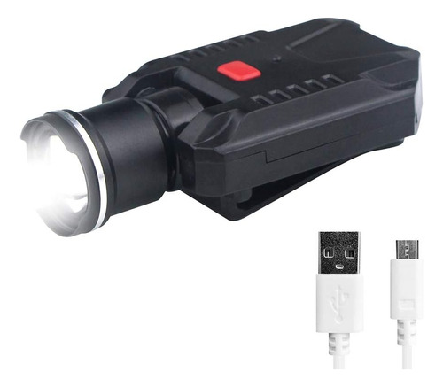 500 Lúmenes Clip-on Hat Light, Usb Recargable Led Cap ...