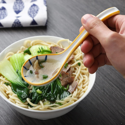 Cucharas De Sopa De Cerámica Cuchara De Sopa Japonesa De Man