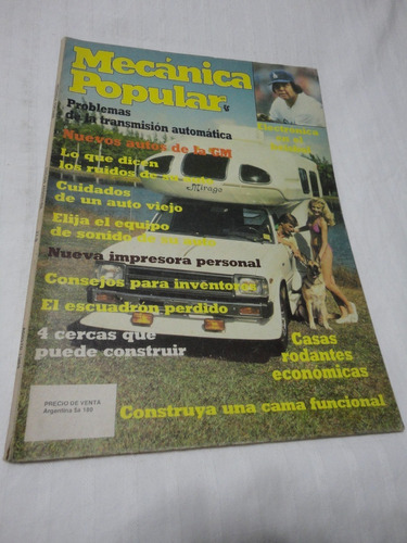 Revista Mecánica Popular Agosto 1984 Nuevos Autos De La Gm