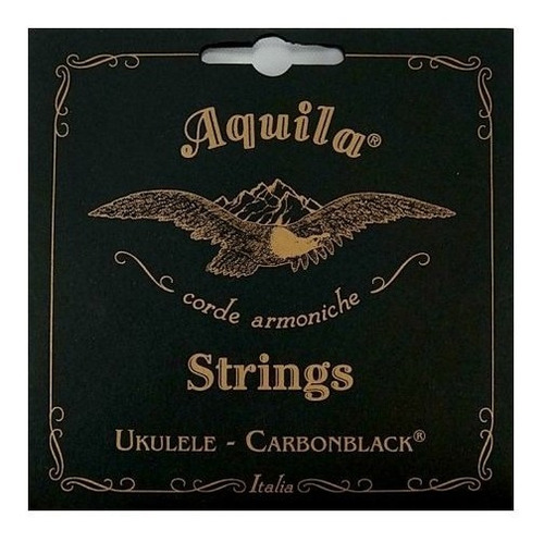 Imagen 1 de 6 de Cuerdas Aquila Carbonblack Ukelele Concierto Encordado