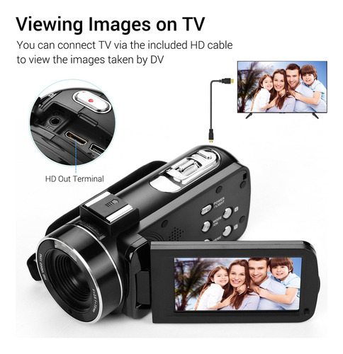 Andoer 4k Ultra Hd Handheld Dv Video Digital Profesional