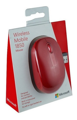 Mouse 1850 Inalámbrico Usb Compacto Portable  Microsoft