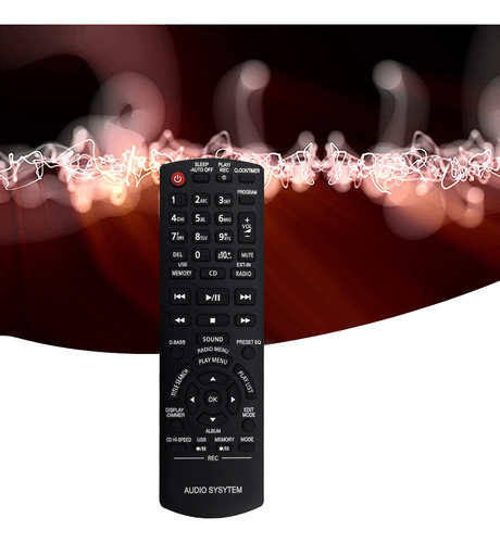 Mando A Distancia N2qayb000637 Para Sistema De Audio Panason