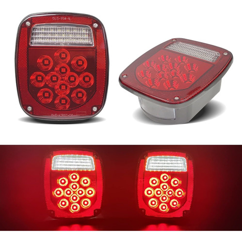 Luz Trasera Jeep Wrangler Tj Yj Accesorio Led Para Camion