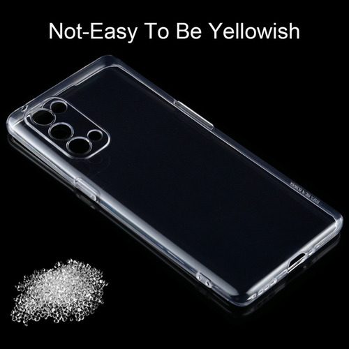 Capa Protetora Transparente De Tpu Macio Para Oppo Reno5 P