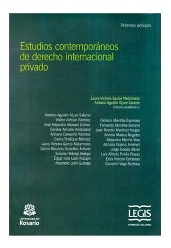 Estudios Contemporáneos De Derecho Internacional Privado