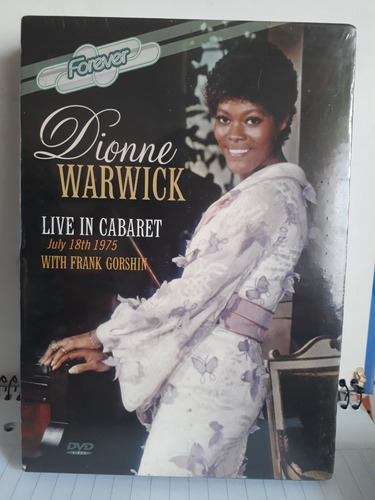 Dionne Warwick*dvd*live In Cabaret 1975*nuevo*importado