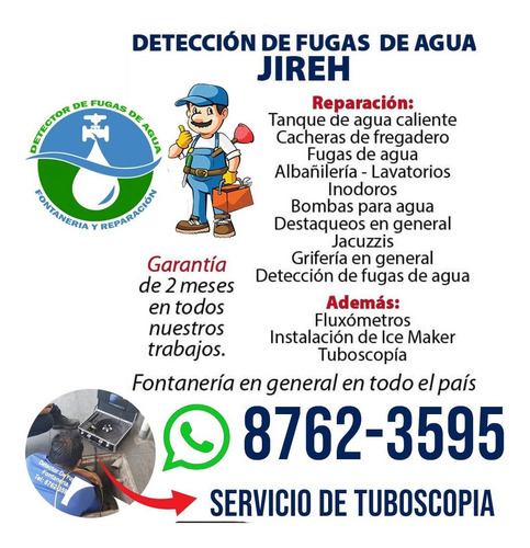 Imagen 1 de 9 de Detección De Fuga Fontanería Y Tuboscopia Destaqueo