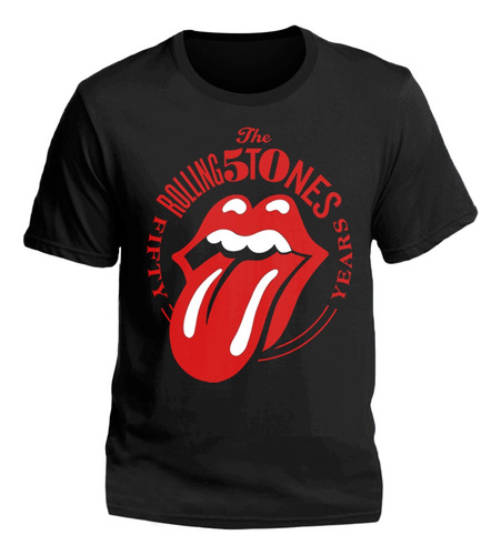 Remera Rolling Stones Mick Jagger Logo Lengua Rock 3