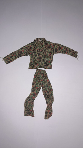 Roupa Original De 1977 Falcon Gi Joe Ação Camufluda - Usada (Usado)