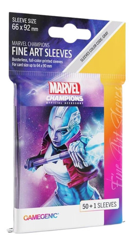 Marvel Champions Fine Art Sleeves  Nebula