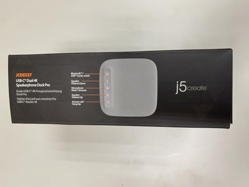 Dock Pro De Altavoz Usb-c Dual 4k J5create, Dock De Audio