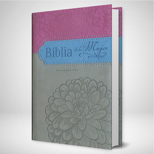 Biblia De La Mujer Rv95 - Gris Y Rosa - Editorial Aces