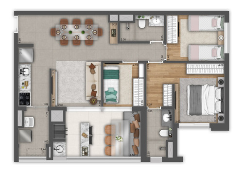 Imagem 27 de 28 de Apartamento À Venda No Bairro Freguesia Do Ó - São Paulo/sp - O-5992-14318