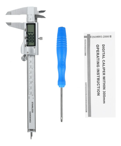 Tela De Micrômetro Vernier Caliper Com Calibre Em Polegadas/