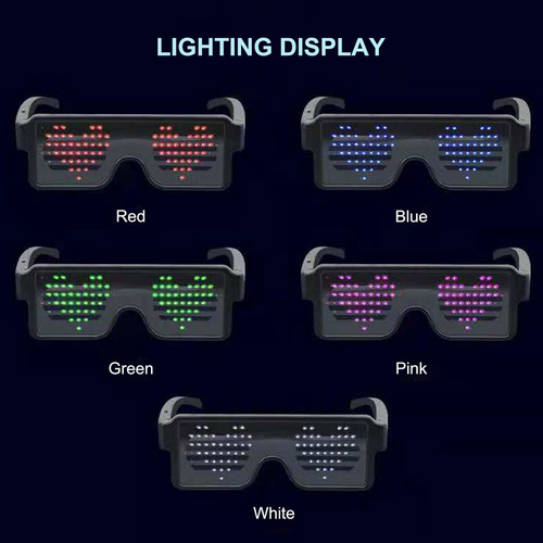 Nuevo Gafas Led, Gafas Usb, Inteligentes, Recargables, For
