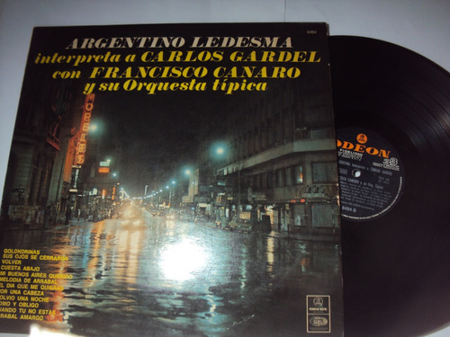 Vinilo Lp 169 Argentino Ledesma Interpreta A Carlos Gardel