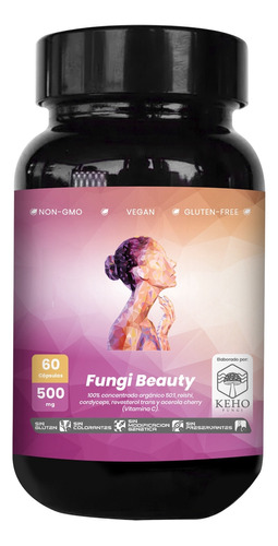 Fungi Beauty, Cordyceps, Reishi, Revesterol Trans.