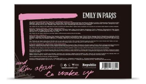 Kit De Maquillaje Emily In Paris: Sombras + Labiales + Esmal