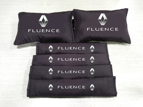 4 Forros Cinturon Seguridad Renault Fluence Con Almohadillas