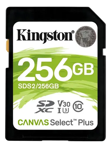 Cartão de memória Kingston SDS2/256GB Canvas Select Plus 256GB