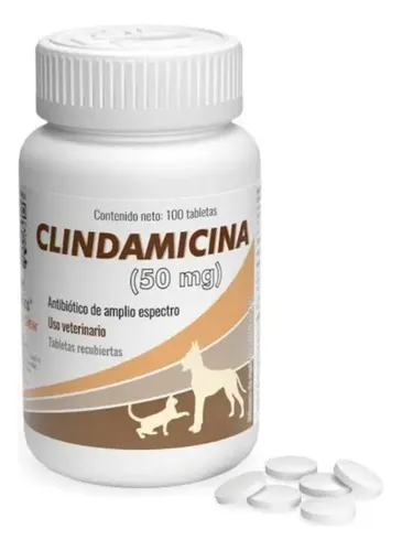 Clindamicina 50 Mg, 100 Tabletas Alphachem