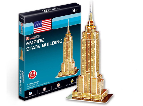 Rompecabezas Empire State Building En 3d