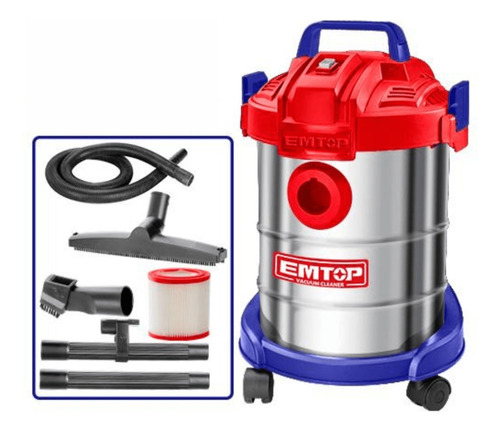 Aspiradora 12 Litros 800w Emtop Evcr0801