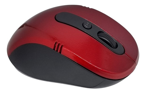 Mouse Óptico Sem Fio 2.4ghz Econômico Vermelho Lehmox