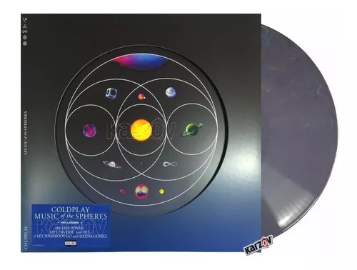 Coldplay - Music Of The Spheres - Lp Vinyl / Splatter Azul