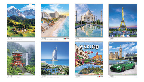 250 Calendario Len De Varilla Chico Cromo + Santoral Anli