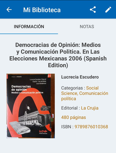 Democracias De Opinión: Medios Y Comunicación Politica. En L