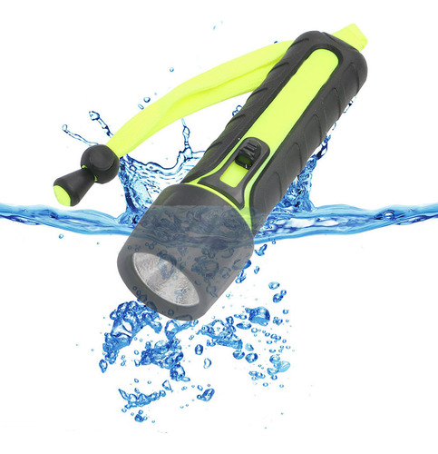 Nueva Linterna Led De Buceo Con Luz Fuerte, 4 Luces Aa Para
