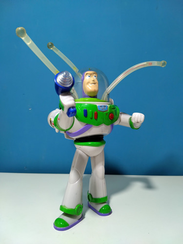 Muñeco Buzz Lightyear Con Luz (toy Story) 20cm Disney Pixar (Usado)