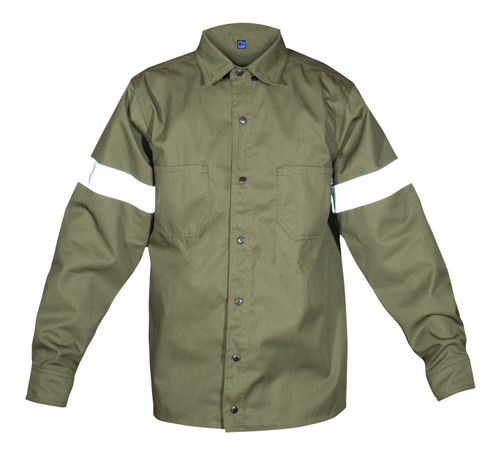 Camisa Industrial Ml, Cintas Reflejantes Uso Rudo Seguridad