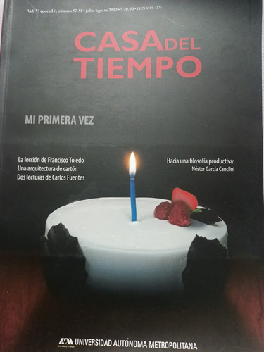 Casa Del Tiempo Julio Agosto 2012 Revista Uam